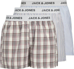 Jack & Jones - 3P wijde boxershorts - katoen - multi (3-pack)
