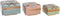 Basket spelset DKD Home Decor Bamboe Boho (29 x 29 x 22 cm)