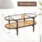 Coast Salontafel - 2 Niveaus - Antislip - 102 x 56 x 47 cm - Bruin