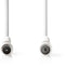 Nedis CSGB40010WT20 - Coaxiale Kabel 200cm - Wit