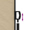 vidaXL - Windscherm - uittrekbaar - 100x300 - cm - beige