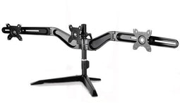 Silverstone ARM31BS - Bureaumount - 3x schermen tot 24" - Zwart