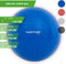 Tunturi Anti Burst Fitnessbal 55 cm - Yoga en Pilates bal - 220 kg gebruikersgewicht - Incl Pomp en Trainingsapp - Blauw