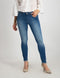 ONLY ONLBLUSH LIFE MID SK ANK RAW REA403 Dames Jeans - Skinny ankle jeans - Geruwde randen - Maat XS