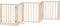 vidaXL - Hondenhek - inklapbaar - 6 - panelen - 300 - cm - populierenhout