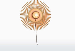 GOOD&MOJO Wandlamp Bromo - Bamboe - Ø40cm - Binnen Scandinavisch,Bohemian
