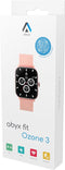 Abyx Fit Ozone 3 - Smartwatch - Waterdicht IP68 en gezondheidsmonitoring - Roze