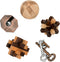 Breinbreker Curated Collection 3 Houten en 2 Metalen Puzzels, Project Genius, TG026
