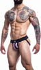 Cut4Men - Stripe Jockstrap - L - Zwart/Roze