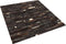 ARTVIN - Laagpolig vloerkleed - Donkerbruin - 200 x 200 cm - Koeienhuid leer