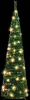 vidaXL - Kunstkerstboom - pop-up - 50 - LED's - 120 - cm - groen