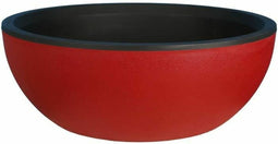 Bloempot Riviera Granite Ø 40 cm Rood