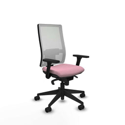 Piqueras y Crespo 3D066N0 - Bureaustoel - Verstelbare hoogte met armleuning en hoofdsteun - Roze