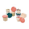 Babymoov Conservation Pots Biosourced Babbols - veel 8x180 ml + 8x250ml