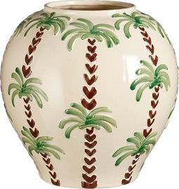 Mica Decorations Paradiso Vaas - H28 x Ø28 cm - Keramiek - Off-white