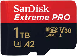 SanDisk Extreme PRO - microSDXC 1TB - UHS-I 200MB/s lezen 140MB/s schrijven (2024)