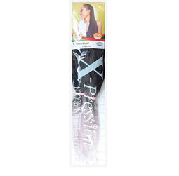 Hair extensions X-Pression Nº 1B/Lilac (T1B/H-Parma)