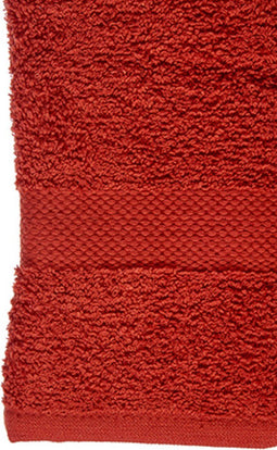 Berilo Handdoek 50 X 90 Cm Katoen Rood