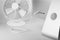 Stadler Form Tim White - Tafelventilator - Stil en Draagbaar - USB - Traploos regelbaar