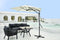 Feel Furniture - Curve zweefparasol - 2.7 Meter - Creme