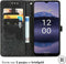 iMoshion Hoesje Geschikt voor Nokia G11 Plus Hoesje Met Pasjeshouder - iMoshion Mandala Bookcase - Zwart