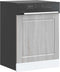 vidaXL - Vaatwaspaneel - Porto - 60x1,5x67cm - bewerkt - hout - grijs - sonoma - eiken