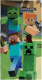 Minecraft Strandlaken Group - 70x140 - 100% Katoen - Multicolor - Dekbedovertrek kinderen