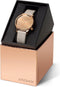 Komono Polshorloge Estelle Mirror Rose Grijs Spiegelend - Dames - (Valentijn cadeautje voor haar)