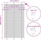 vidaXL - Plissé - rolgordijn - 115x200 - cm - stofbreedte - 114,4 - cm - antraciet