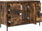 vidaXL - Wastafelkast - met - lades - 90x34,5x60 - cm - gerookt - eikenkleurig
