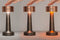 Buccan Dumbbell - Tafellamp - 3 lichtstanden en touchbediening - Rosegoud en zilver