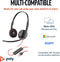 Poly Blackwire C3220 - Binaurale USB-C headset - Noise Cancelling microfoon - Zwart