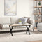 vidaXL - Salontafelpoten - X-frame - 80x40x43 - cm - gietijzer