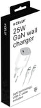 Celly UPTC1USBC25WCTC - Thuislader - 25W USB-C met kabel - Wit