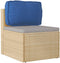 vidaXL - Ligkussen - voor - Rugleuning - Koninklijk - Blauw - 70x40x12 - cm - Oxford - Stof