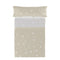 Happy Friday Sheet set 2 pieces Little star beige 180x270 cm (Single) Beige