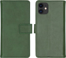 iMoshion Hoesje Geschikt voor iPhone 11 Hoesje Met Pasjeshouder - iMoshion Luxe Bookcase - Groen