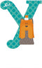 Sevi Dierenletter Y 10 Cm Blauw