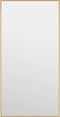 vidaXL - Deurspiegel - 30x60 - cm - glas - en - aluminium - goudkleurig