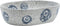 vidaXL - Opzetwasbak - ovaal - 47x33x13 - cm - keramiek - grijs - en - blauw
