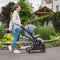 Osann Boogy2 - Buggy - Lichtgewicht Compact UPF 50+ Zonnekap Grijs