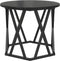 vidaXL - Nesting - Tafelset - 2 - stuks - Zwart - Eiken - Hout
