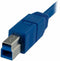 Startech USB3SAB1M - USB 3.0 A-naar-B Kabel - 1 m - Blauw