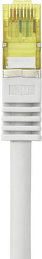 Renkforce RF-4149867 RJ45 Netwerkkabel, patchkabel CAT 6a (losse kabel CAT 7) S/FTP 3.00 m Grijs Snagless, Vlambestendi