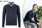Milanoro Herenpullover - Overhemdkraag - Donkergrijs - XL