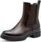 TAMARIS Core Dames Biker Boots - Metallic lak effect - Bruin