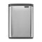 Brabantia Bo Prullenbak - 7 liter - Handmatig deksel - Matt Steel Fingerprint Proof