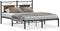 vidaXL - Bedframe - zonder - matras - hout - gerookt - eikenkleurig - 140x190 - cm