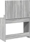 vidaXL - Grijze - Sonoma - Kaptafel - met - LED-verlichting - - - 100x41x135 - cm
