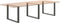 vidaXL - Eettafelpoten - 2 - st - U-vormig - 100x(72-73) - cm - staal - antraciet